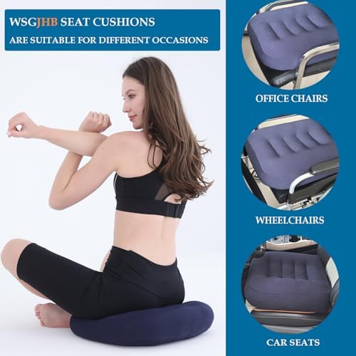 WSGJHB Large Seat Cushion, Extra Thick Booster Seat Cushions Long Sitting - Image 5