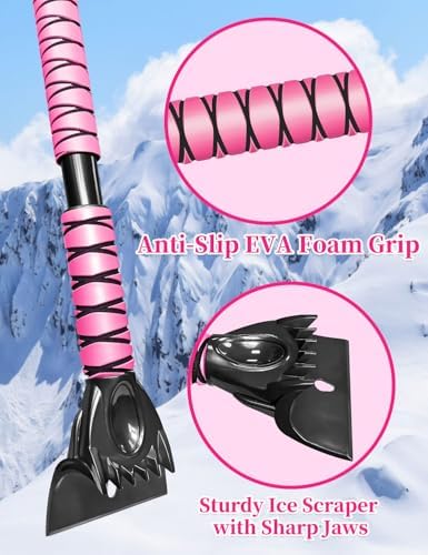 HEEYA 44 Inch Snow Brush for SUV, Ice Scraper for Car Windshield - Image 5