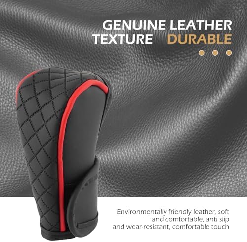Car Gear Shift Cover, Leather Shifter Cover, Gear Shift Knob Cover - Image 3