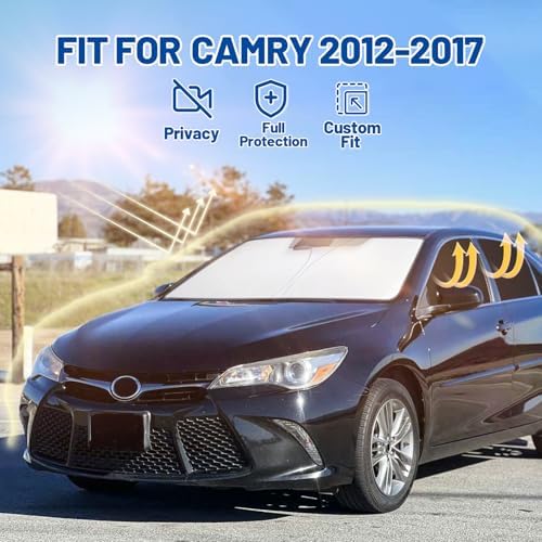 Car Window Shades for Toyota Camry 2012-2017 Accessories - Image 2