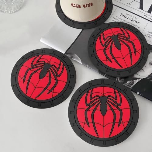 Cup Holder Insert Coaster for Marvel Spiderman2 Fans, Anti Slip Car Cup Coaster - Image 5