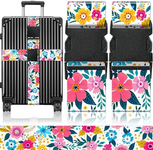 Slohif Luggage Straps for Suitcases Travel Belt Accessories Luggage Connector by Slohif