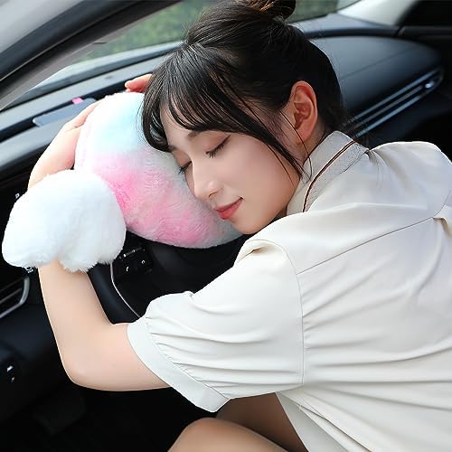 2 Pack Heart Shaped Cute Car Headrest Pillow - Image 6