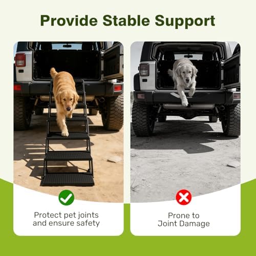 Foldable Dog Steps for Large Truck - Image 6
