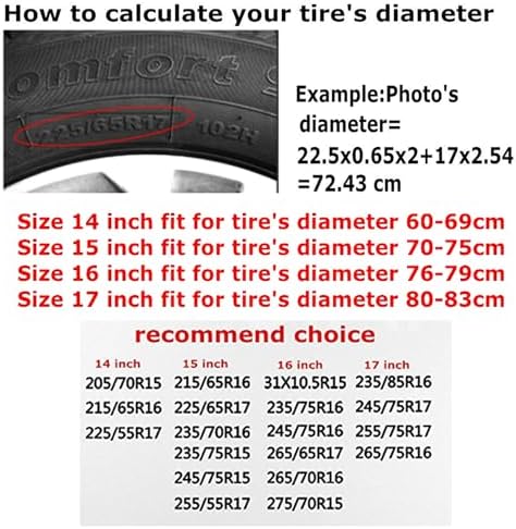 USA Mexico Flag Spare Tire Cover, Universal Waterproof & Dustproof Wheel - Image 5