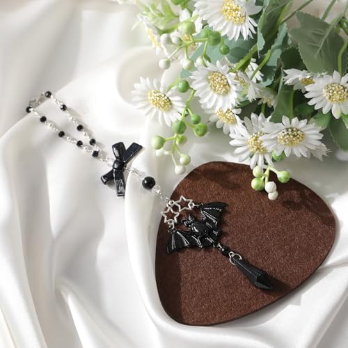 Black Crystal Car Rearview Mirror Charm - Image 4