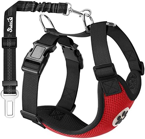 SlowTon Dog Seat Belt with Harness by SlowTon