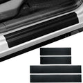Car Accessories 4 Pcs Carbon Fiber Door Sill Scuff Plate Auto Door Entry Guard by Hong+HT
