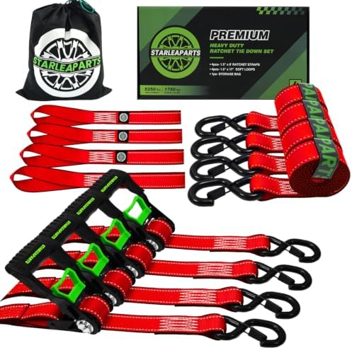 Motorcycle Tie Down Straps by STARLEAPARTS