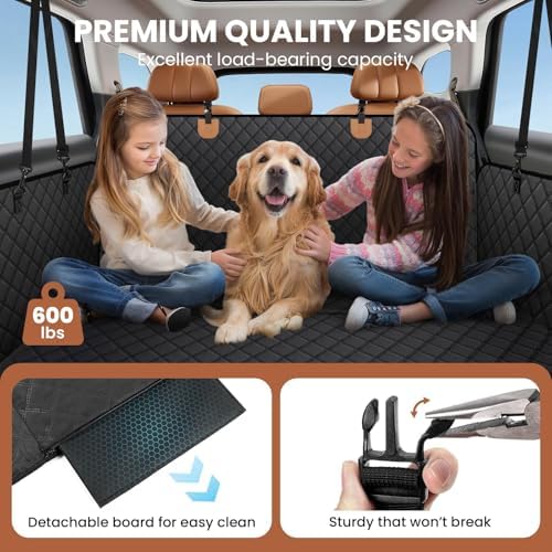 A-Pce 600D Heavy Duty Dog Car Seat Cover - Image 4