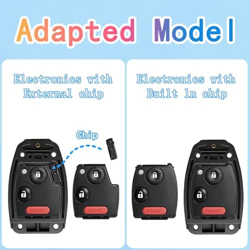 Key Fob Shell for Honda Accord Crosstour, Civic LX, - Image 5