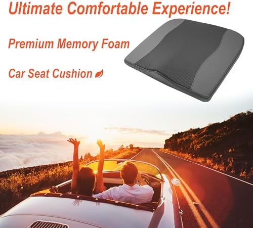 Lofty Aim Car Seat Cushion, Memory Foam Car Seat Cushions - Image 2