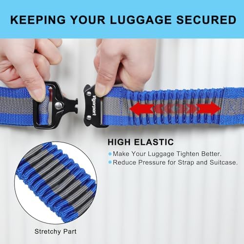 Vigorport Luggage Straps for Suitcases TSA Approved Suitcase Belt - Image 2