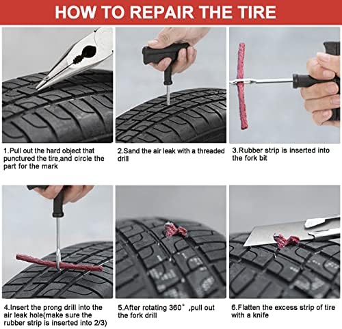 60 Pcs Tire Repair Plugs, Tire Repair Gum - Image 4