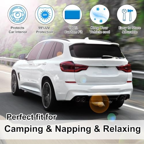 10PCS Window Shades for 2018-2024 BMW X3 Accessories Foldable Sunshade Side - Image 6