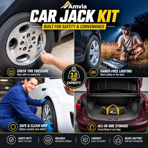 Car Jack Kit 3 Ton Scissor Jack - Image 4