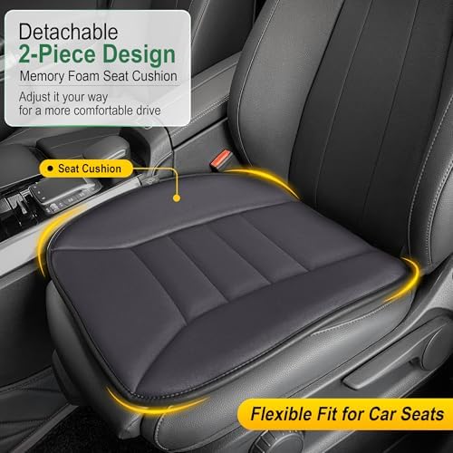 kingphenix 3-Piece Memory Foam Car Seat Cushion Set - Image 3
