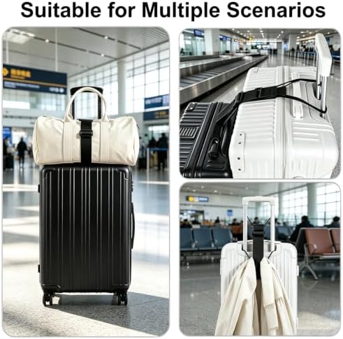 4 Pack Adjustable Luggage Connector Straps - Image 5