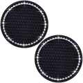 2PCS Bling Cup Holder Coaster, 2.75 Inch Auto Car Cup Holder Insert Coasters by MEAJOO