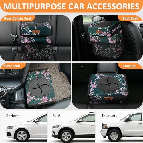 Vankor Car Trash Can with Lid Leak Proof Car Accessories - Image 5