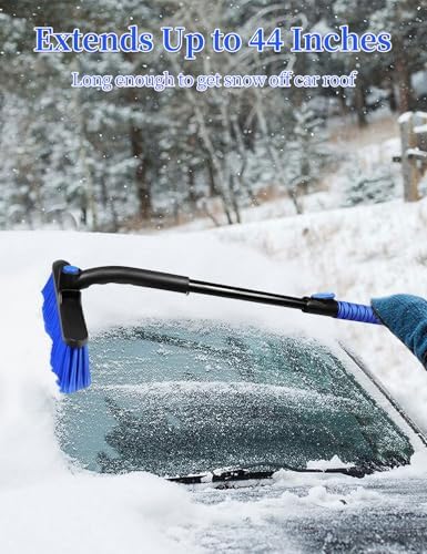 HEEYA 44 Inch Snow Brush for SUV, Ice Scraper for Car Windshield - Image 4