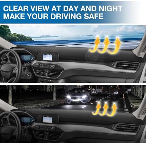 KUST Black Dash Cover for 2020-2025 2026 Ford Escape Left Hand Driving - Image 6