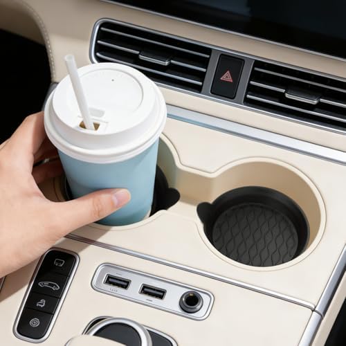 Car Coasters for Cup Holders, Universal Non-Slip Coasters Set of 4 Pack - Image 7