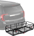 GarveeTech Hitch-Mounted Cargo Basket, 750 Lbs Capacity Vehicle Cargo Carrier by GarveeTech