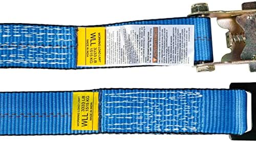 Mytee Products (20 Pack 2" x 30' Ratchet Tie-Down Straps - Image 2