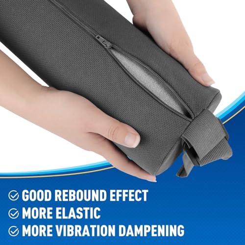 CushZone Lumbar Roll Support Pillow, Memory Foam Back Cushion - Image 3