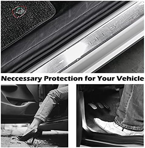 Door Sill Protector for Tesla Model Y, 4 Pieces Door Entry Protectors Strips - Image 5