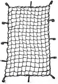 CZC AUTO 22"x38" Black Latex Bungee Cargo Net Strech to 44"x76" by HOME