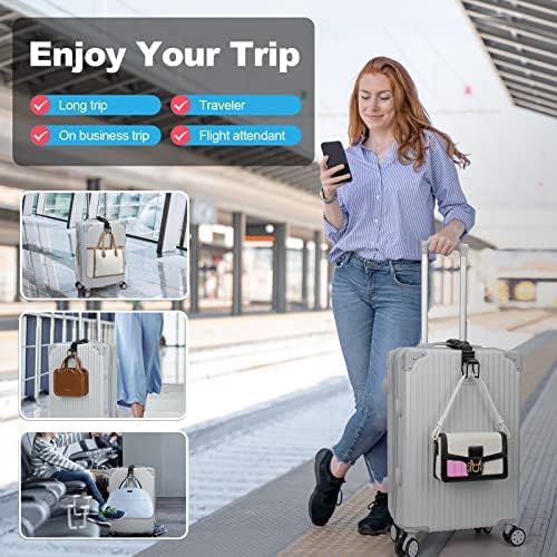 Luggage Hook Strap, Luggage J Hooks to Add a Bag Flight Attendant, Adjustable - Image 5