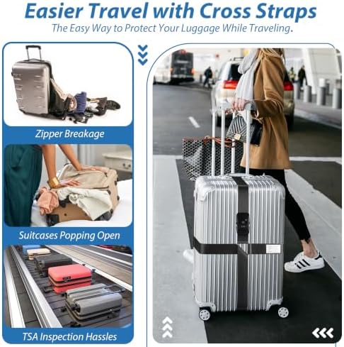 TSA Approved Luggage Straps - Image 2