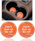 Ziciner 2 Pack Bling Car Cup Holder Coaster, 2.75 Inch Anti-Slip Auto Insert by Ziciner