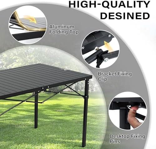 OUTSIDER Roll-Up Aluminum Camping Table - Image 5