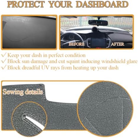 Yiz Dash Cover Mat Pad Fit for Toyota Camry 2007-2011 Y27 - Image 5