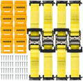 UTV Wheel Chock Tie Down Kit, 4500lb Break Strength by IAZZCO