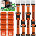 XSTRAP STANDARD Wheel Chock E-Track Tie Down Straps Kit by XSTRAPSTANDARD