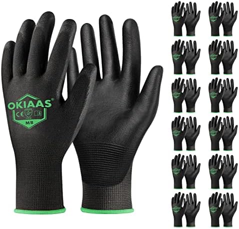 OKIAAS Men's Ultra-Thin and Lightweight Working Gloves by OKIAAS