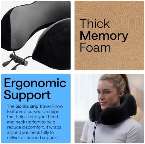 GORILLA GRIP Travel Neck Pillow - Image 3
