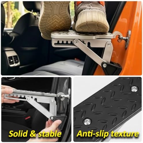 Foldable Car Door Step for Jeep Wrangler 2001-2026 - Image 4