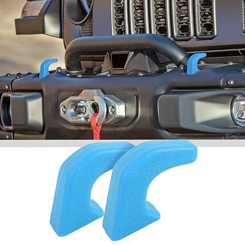 JWWY Tow Hook Protector Cover for Jeep Wrangler JK JL & Gladiator JT 4xe by jwwy