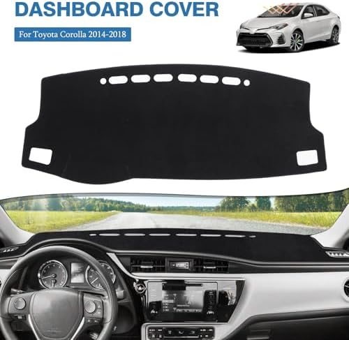 FIILINES Dash Cover for 2014-2018 Toyota Corolla, Dashboard Mat Accessories - Image 2