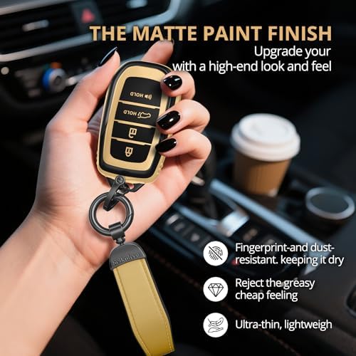 For Toyota Key Fob Cover Accessories- Matte TPU Key Fob Cover - Image 5