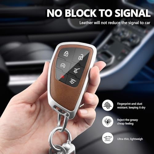 for Chevy Key Fob Cover PU Leather - Image 3
