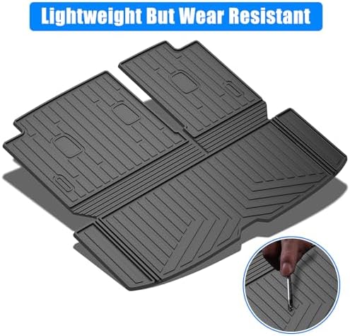 Trunk Mat for Pathfinder 2022-2024, MERXENG Car Trunk Protector All-Weather - Image 6