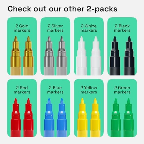 ARTISTRO Yellow Acrylic Paint Markers - Image 6