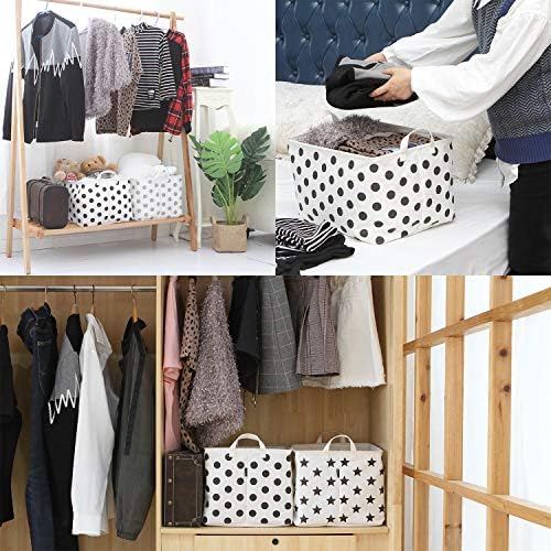 Sea Team Large Rectangle Open-Top Canvas Storage Basket - Image 4