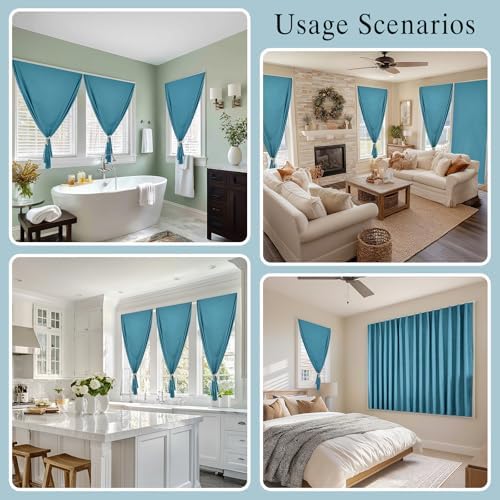 100% Self Adhesive Blackout Curtains- Stick on Curtains Shades Window Blinds - Image 6